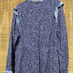 Universal Threads NEW Universal Thread Blue Balloon Long Sleeve Ruffle Cotton Blend Dress XXL Photo 11