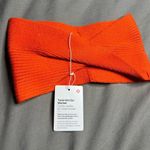 Lululemon Twist Knit Ear Warmer NWT Autumn Red (One Size) Photo 9