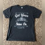 Next Level Apparel Get Your Shine On Tee Nashville Tennessee Size M Black Soft Comfy Short Sleeve Photo 0