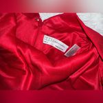 Mac Duggal Ieena for  red matte Jersey plunge V-Neck Gown Sz 4 Photo 4