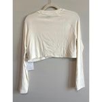 Madewell NWT Raglan Supercropped Tee In Lighthouse Cream Size XXS Photo 6