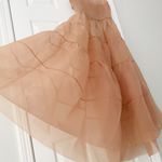 Anthropologie Oh Seven Days Organza Sheer Midi Dress, Size M Photo 7