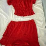 Le lis Red Top  Boutique & Skirt Set Photo 1