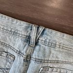 Thalia Sodi  Floral Embroidered Denim Mini Skirt Photo 7