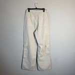 Pretty Little Thing NWOT Wide Leg Cargo Pants Women's 8 Tall Tan High Rise Neutral Photo 2