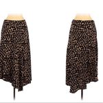Who What Wear  Asymmetrical Animal Print Skirt Photo 1