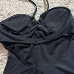 Old Navy  Swimsuit Black One Piece Halter M Medium Photo 3