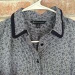 Brooks Brothers Floral Striped Button Up Shirt Dress Tie Waist Sz 8 Photo 3