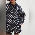 For Love & Lemons  Dolly Dot Denim Button-Down Shirt Photo 1