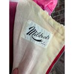 dress Hawaiian 1960s ruffle collar floral bright pink purple gold cream Size XS Photo 8