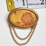 Vintage Avon 4 piece set interchangeable goldtone brooche necklace combination Photo 7