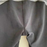 90 Degree by Reflex Black & White Striped Cropped Leggings with Neon Orange Band Photo 10