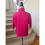 Babaton  Aritzia Hot Pink 3/4 Sleeve Turtleneck Knit Sweater Photo 1