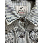 Guess Vintage Denim Jean Jacket, Button Front, Medium Photo 3