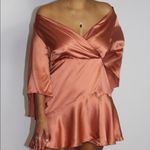 Free People  strike a pose silk wrap mini dress Photo 1