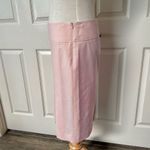 Theory wool pink pleated long pencil skirt Photo 10