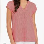 Hilary Radley New Women's V-Neck Short Sleeve Blouse Red Poppy Size XXL NWT Photo 0