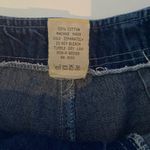 Ocean Pacific OP Women's Lace-Up Dark Blue Jean Shorts with Colorful Trim Photo 3