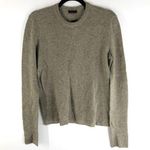 ATM Womens Cashmere Pullover Sweater Crewneck Ribbed Knit Long Sleeve Gray S Photo 0