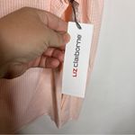 Liz Claiborne seersucker puffed‎ sleeves blouse long sleeve size small Photo 4