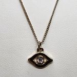 LC Lauren Conrad Gold All Seeing Eye Necklace Photo 1