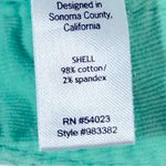 Athleta  Pica Corduroy Stretch Shorts Mint Green Size 4 Photo 5