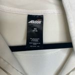 Avia  Cream Velour Cropped 1/4 Zip Shirt Sz XS Photo 7