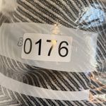 Talbots  Blazer Jacket Women's 6 Black‎ & White Striped Tie Waist Notch Lapel Photo 11