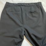 Eloquii Women's Front Stripe Textured Black Skinny Dress Pants Size 18 Short Photo 12