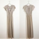 Baltic Born NWT Athena Gold Maxi Dress Metallic XS Photo 2