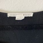 Veronica Beard   Finian Merino-Wool-Blend Top - Black size medium Photo 2