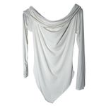 NWT Reoria Off White Long Sleeve Off The Shoulder Bodysuit Photo 7