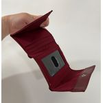wilson's leather  Billfold in Red Leather with snap closures and zip pockets Photo 1