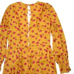 Reformation NWT Josephine in Yellow Amelia Vintage Rose Floral Midi Dress 10 Photo 5