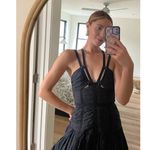 Ulla Johnson  Kaia Strappy Shirred Drop Waist Cotton Dress Size 10 Photo 4