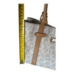 Calvin Klein Hudson Monogram Satchel Purse Desert Taupe Women's Shoulder Bag Photo 7