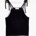 Madewell NWT Black Tie Strap Tank Size L Photo 0