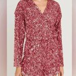 English Rose  SEQUIN WRAP ROMPER SIZE MEDIUM Photo 0