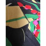 La DoubleJ Tinder Multicolor Floral Print Long Sleeve Midi Dress Size Black Size XS Photo 6