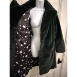 Avec Les Filles Faux Fur Long Coat in Dark Forest Green (X-SMALL) Photo 5