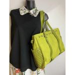 Kenneth Cole  bag green fabric tote Photo 5