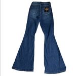 Refuge Austin Distressed High Rise Flare Leg Denim Sz 7 Photo 3