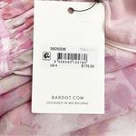 Bardot NWT Zelina Long Sleeve Mini Dress Corset Bodice Pink Floral Size 4 NEW Photo 11