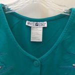 White Stag FINAL MARKDOWN  embroidered blouse large Photo 1