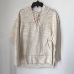 Urban Outfitters UO Tyler Lace-Up Pullover Hooded Sweater Photo 3