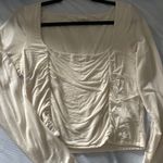 Aritzia Wilfred Cream Long Sleeve Top Photo 3