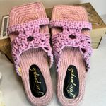 Free People Sandri Macrame Sandals Lavander casual classic summer beach vacation Photo 5