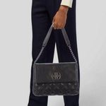 Kate Spade 💕💕 Black Quilted Shoulder Bag Photo 0