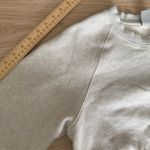 Aritzia TNA Cozy Fleece XL Perfect Sweatshirt Light Grey Heather Crop Photo 8