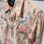 Ralph Lauren LRL Petite Fancy Western Rose Floral Button Shirt Love Boho Size S Photo 6